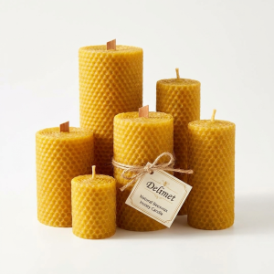 Velas de miel 15x2cm - 68 unidades