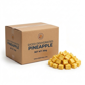 Piña deshidratada dados premium - 10kgs